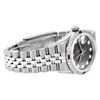 Image 8 : Rolex Womens Midsize 31mm Grey Diamond Lugs & Ruby Datejust Wristwatch