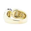 Image 3 : 1.88 ctw Sapphire And Diamond Ring - 14KT Yellow Gold