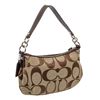 Image 3 : Coach Brown Monogram Canvas Leather Shoulder Bag