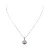 Image 1 : 2.89 ctw Diamond Pendant And Chain - 14KT White Gold