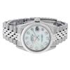 Image 3 : Rolex Womens Midsize 31mm MOP Diamond Stainless Steel Datejust Wriswatch