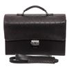 Image 1 : Chanel Black Caviar Leather Boy Briefcase Bag