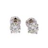 Image 1 : 1.00 ctw Diamond Stud Earrings - 14KT White Gold