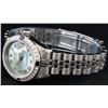 Image 8 : Rolex Ladies Stainless Steel Ice Blue Diamond & Sapphire Datejust Wristwatch