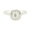 Image 2 : 1.10 ctw Diamond Ring - 14KT White Gold