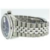 Image 6 : Rolex Mens Stainless Steel Blue Vignette Diamond & Sapphire Datejust Wristwatch