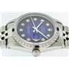 Image 8 : Rolex Mens Stainless Steel Blue Vignette Diamond & Sapphire Datejust Wristwatch