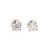 Image 1 : 1.00 ctw Diamond Stud Earrings - 14KT White Gold