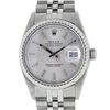Image 1 : Rolex Mens Stainless Steel 36MM Silver Index Datejust Wristwatch