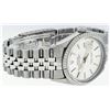 Image 2 : Rolex Mens Stainless Steel 36MM Silver Index Datejust Wristwatch