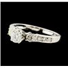 Image 1 : 0.98 ctw Diamond Ring - 14KT White Gold