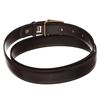 Image 4 : Dunhill Black Leather Gold Buckle Belt