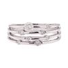 Image 2 : 0.36 ctw Diamond Band - 14KT White Gold