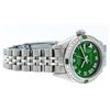 Image 3 : Rolex Ladies Stainless Steel Green Diamond & Emerald Datejust Wristwatch