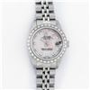 Image 2 : Rolex Ladies Stainless Steel Pink MOP Diamond 26MM Datejust Wristwatch