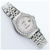 Image 3 : Rolex Ladies Stainless Steel Pink MOP Diamond 26MM Datejust Wristwatch