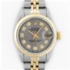 Image 1 : Rolex Ladies 2 Tone 14K Slate Grey Diamond 26MM Datejust Wristwatch