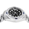 Image 5 : Rolex Ladies Stainless Steel Black Diamond & Channel Sapphire Datejust Wristwatc