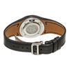 Image 1 : Hermes Stainless Steel Black Leather Harnais Watch