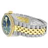 Image 2 : Rolex Mens 2 Tone 14K Blue MOP Diamond 36MM Datejust Wristwatch