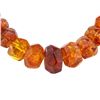 Image 2 : Thirty Three and a Half Inch Vintage Faceted Baltic Amber Necklace