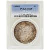 Image 1 : 1880-S $1 Morgan Silver Dollar Coin PCGS MS65 Nice Toning