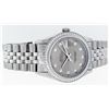 Image 3 : Rolex Mens Stainless Steel Slate Grey Diamond 36MM Datejust Wristwatch