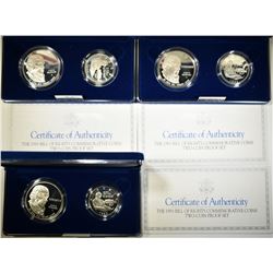 3-1993 BILL OF RIGHTS 2-COIN PROOF SETS