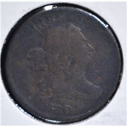 1804 HALF CENT  GOOD   STEMLESS, CROSSLET 4