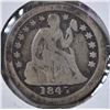 Image 1 : 1845-O SEATED DIME  VG