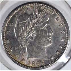 1895-O BARBER QUARTER BU