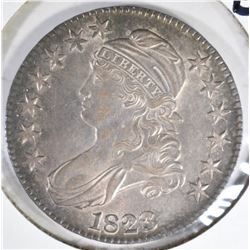 1823 BUST HALF DOLLAR CH BU