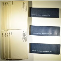 LOT OF 13 U.S. MINT SETS: