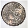 Image 1 : 1881-S MORGAN DOLLAR  GEM BU  TONED