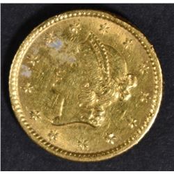 1853 $1 GOLD LIBERTY EX JEWELRY