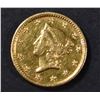 Image 1 : 1854 TYPE 1 $1 GOLD LIBERTY EX JEWELRY