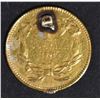 Image 2 : 1861 $1 GOLD INDIAN PRINCESS EX JEWELRY