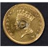 Image 1 : 1862 $1 GOLD INDIAN PRINCESS EX JEWELRY