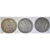 Image 1 : LOT OF 3 MORGAN DOLLARS: