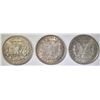 Image 2 : 1921-P,D,S MORGAN DOLLARS  XF/AU