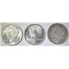 Image 1 : LOT OF 3 SILVER DOLLARS: