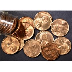BU ROLL OF 1946-S LINCOLN CENTS