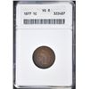 Image 1 : 1877 INDIAN CENT, ANACS VG-8 KEY COIN