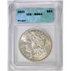 Image 1 : 1921 MORGAN DOLLAR ICG-MS 64