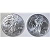 Image 1 : 2-GEM BU 2020 AMERICAN SILVER EAGLES