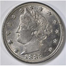 1883 NO CENTS LIBERTY NICKEL  GEM BU