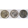 Image 1 : 1937-P,D,S BUFFALO NICKELS  GEM BU