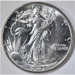 1942 WALKING LIBERTY HALF DOLLAR  CH BU