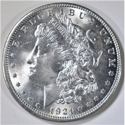 1921 MORGAN DOLLAR  GEM BU