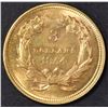 Image 2 : 1854 $3 GOLD INDIAN PRINCESS  NICE BU